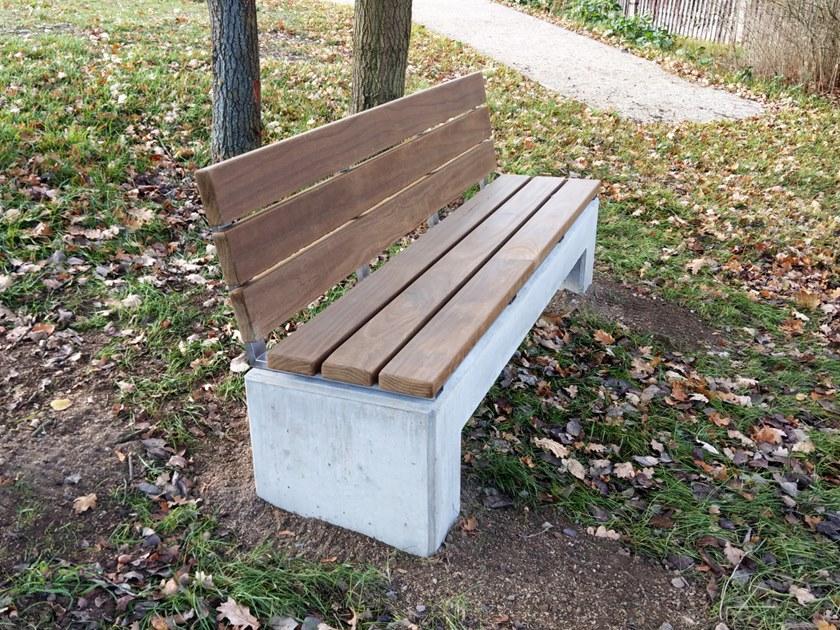 CO33 Бетонная скамья со спинкой Angulus sun-id-1348950 - Вид №3