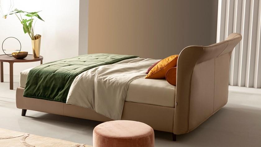 Twils Двуспальная кровать с мягким изголовьем Calvin sun-id-1398015 - Вид №2