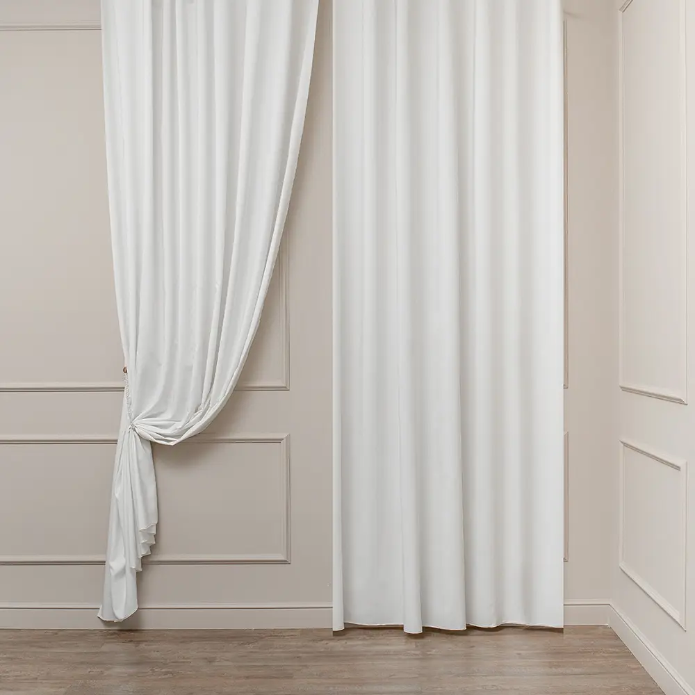 Ткань 1 м/п Fodera сатен 300 см цвет молочный TEX REPUBLIC STLM-2166394 - Вид №3