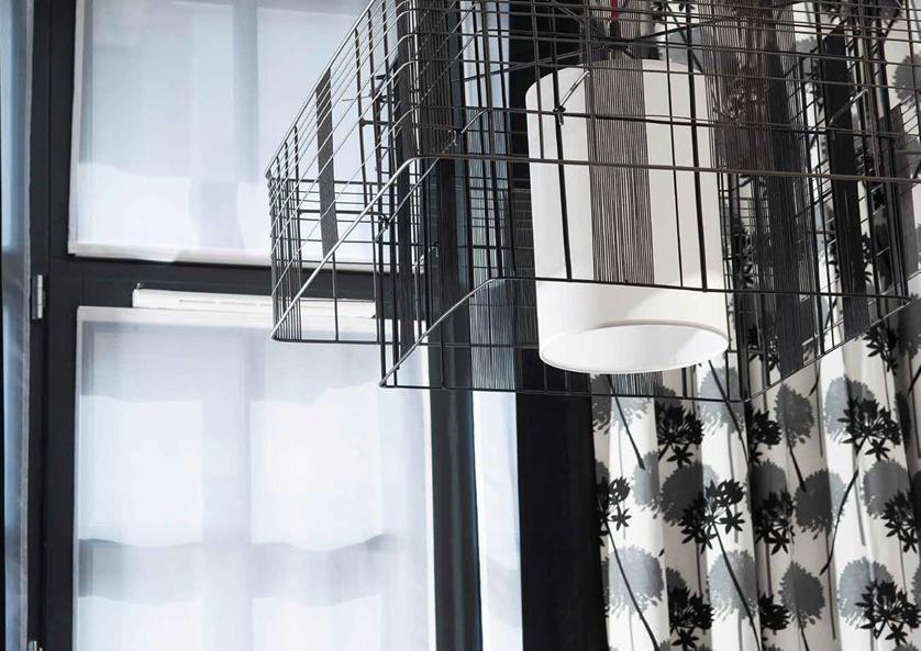 Forestier Подвесной светильник прямого и отраженного света из металла Mesh cubic sun-id-1391407 - Вид №4