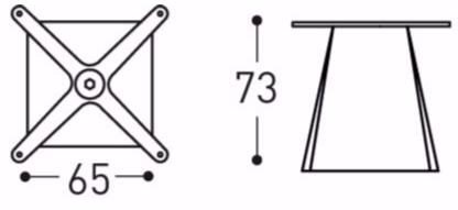 Varaschin Круглый мраморный стол Tower 1461 - Вид №7