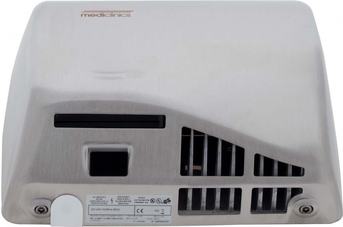 M06ACS Сушилка для рук с датчиком скорости потока mediclinics  - Вид №3