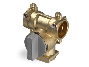 Моторизованный шаровой кран с верхним входом T - F / F / F