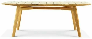 Ethimo Прямоугольный садовый стол из тика Knit Knittr01