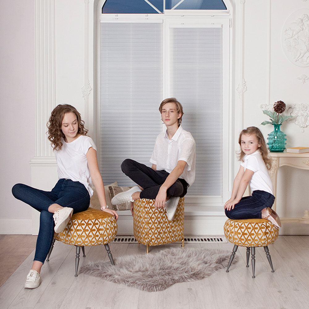 14033 Банкетка Авиньон Голд BOGACHO 4627174554090 - Вид №1