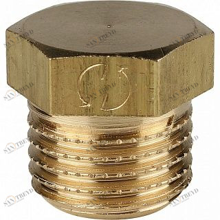 Заглушка НР 1" латунь STOUT SFT0024000001