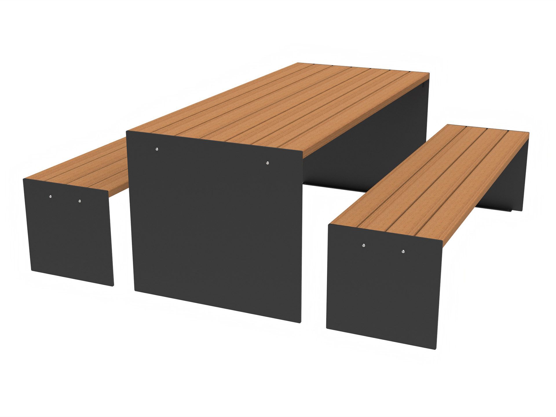 Стол для пикника со встроенными скамейками Lazzari Recto ARCH-00105488 - Вид №15