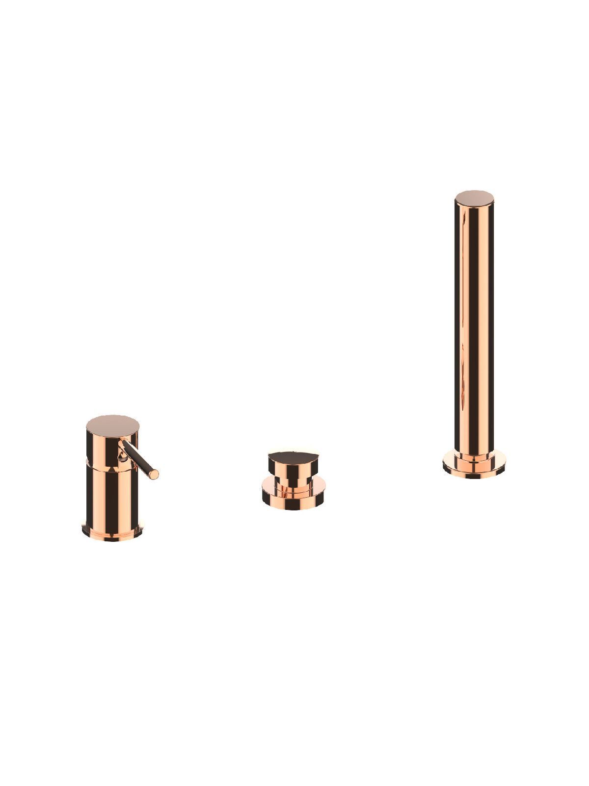 Встраиваемый однорычажный смеситель для ванны с ручным душем Rubinetterie Frattini Pepe XL ARCH-00054876 - Вид №19