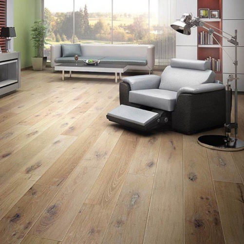 Паркетная доска Teka Landscape Венето 12965 Дуб Кантри (Рельефная) 1800-2200х250 мм 2500210032 - Вид №2