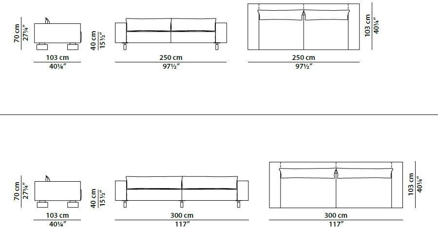 BAXTER Кожаный диван Budapest sun-id-1352760 - Вид №4