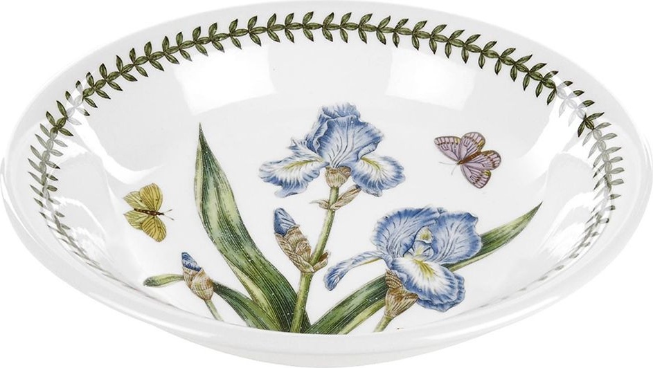 10579253 Portmeirion Тарелка для пасты Portmeirion Ботанический сад.Ирис 20см, фарфор Фарфор 