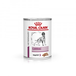 ПР0056393 Корм для собак Vet Diet Cardiac при сердечной недостаточности, птица банка 410г ROYAL CANIN