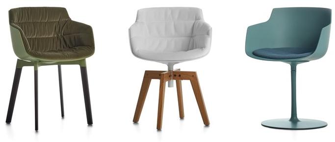 MDF Italia Стул из поликарбоната с подлокотниками Flow sun-id-1379352 - Вид №1