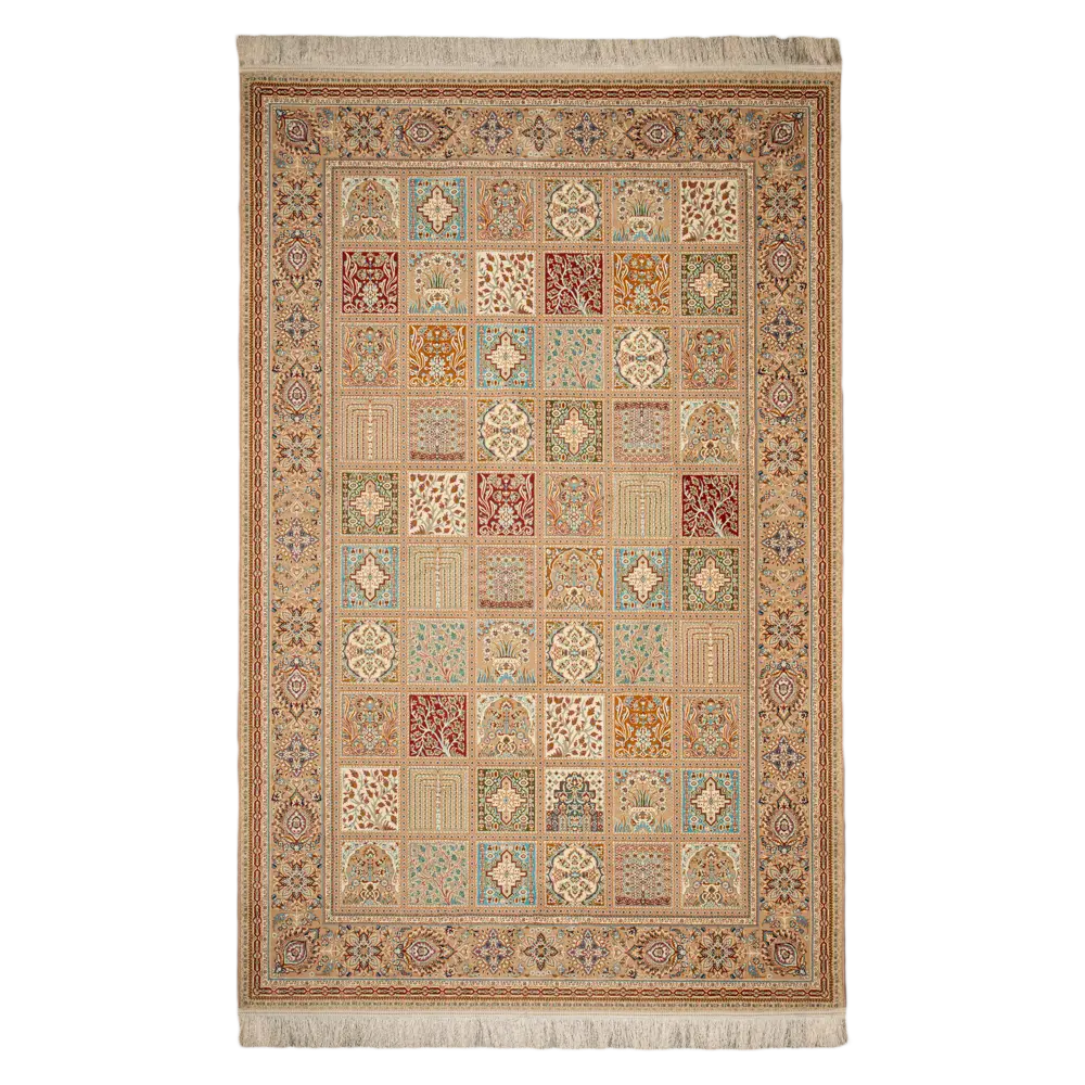 Ковер Mosaic 150x225 см полиэстер цвет бежевый 89409593 STLM-2098830 Santreyd 