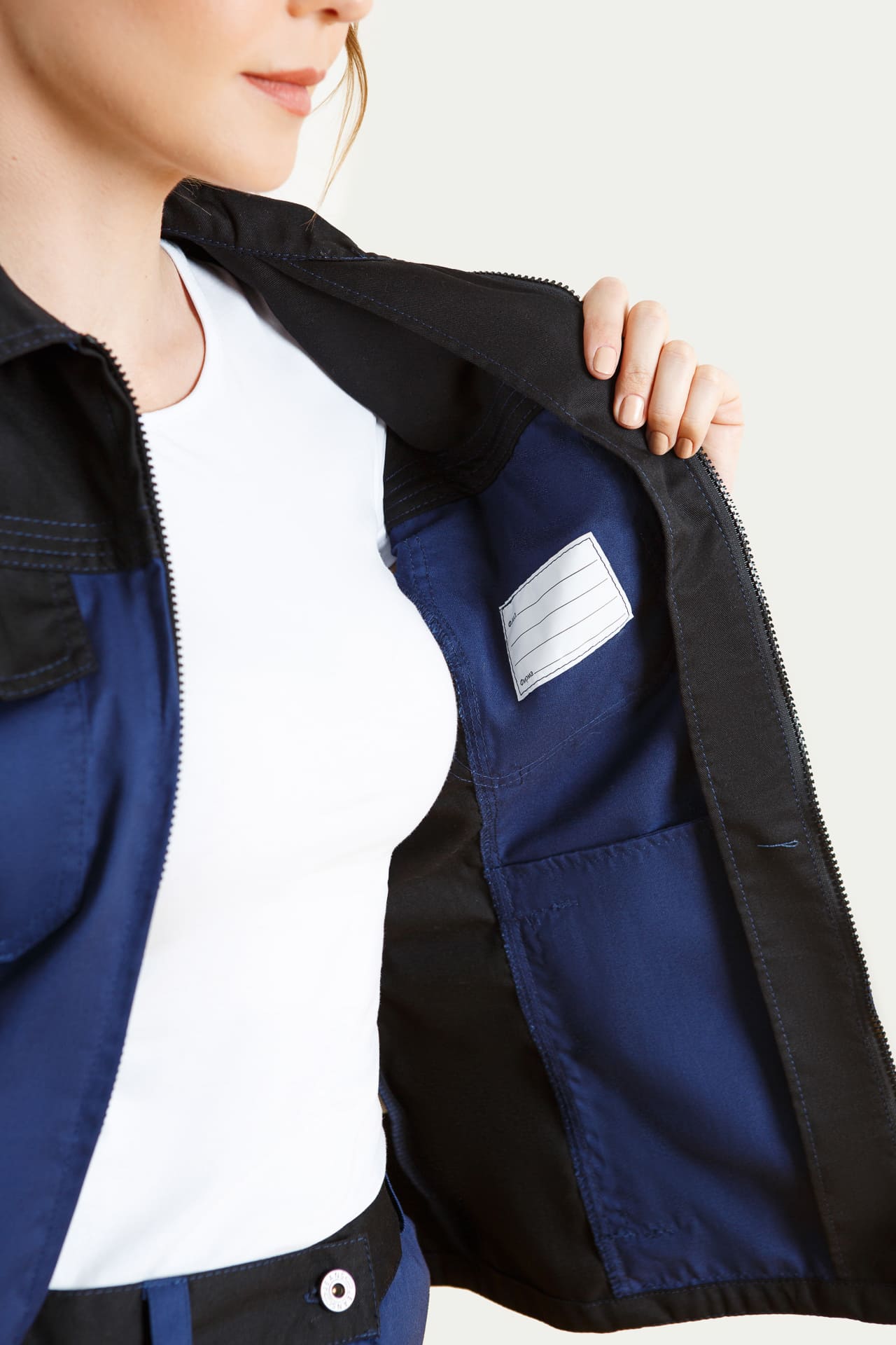 4997662 Костюм  женский темно-синий с черным STATUS  Женская размер 52-54/158-164  - Вид №10