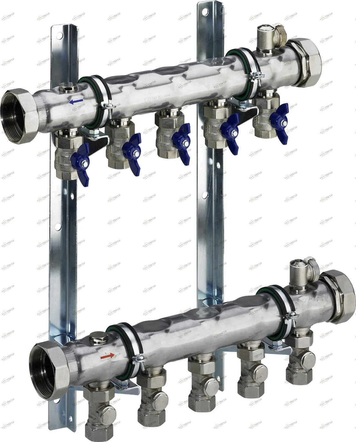 621 957 Модель 1007 Трубопроводные системы  Fonterra панельное отопление  Коллекторы  Нержавеющая сталь Santreyd 