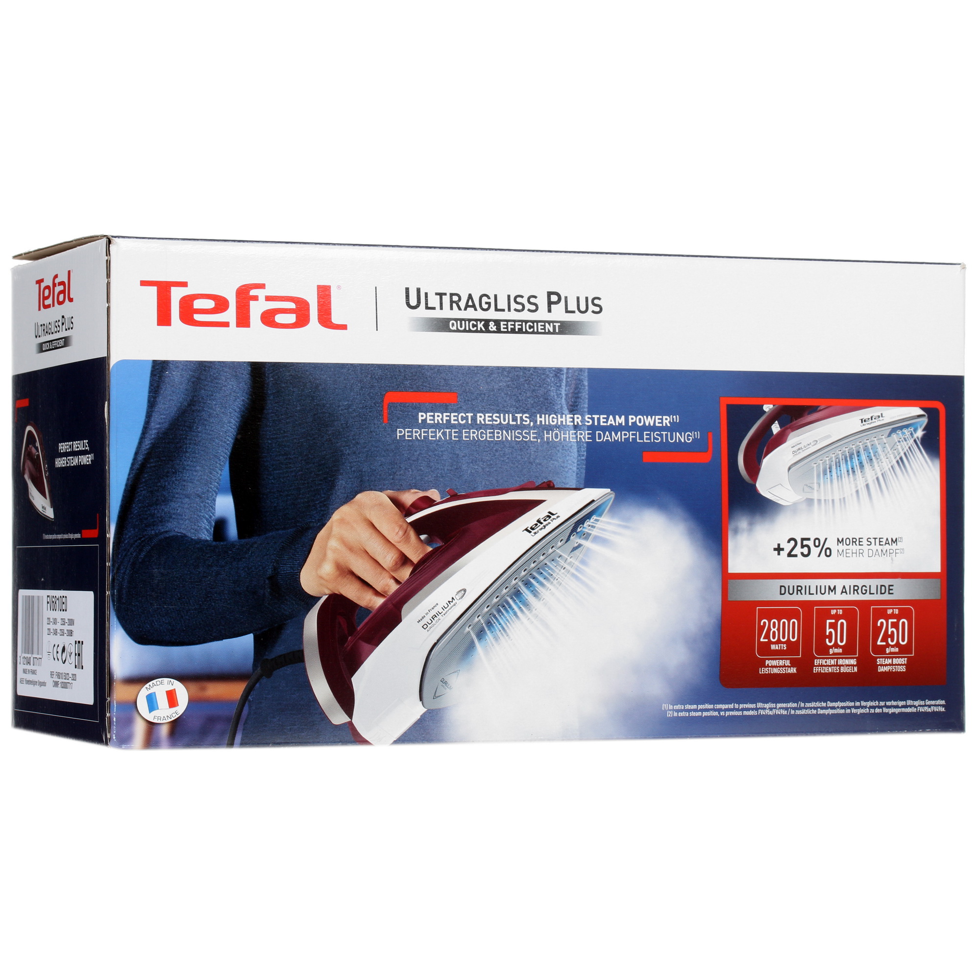 1695544 Утюг Tefal Ultragliss Plus FV6810E0 красный STDN-0134750 - Вид №6