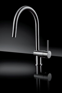 Смеситель для кухни из нержавеющей стали со съемным ручным душем