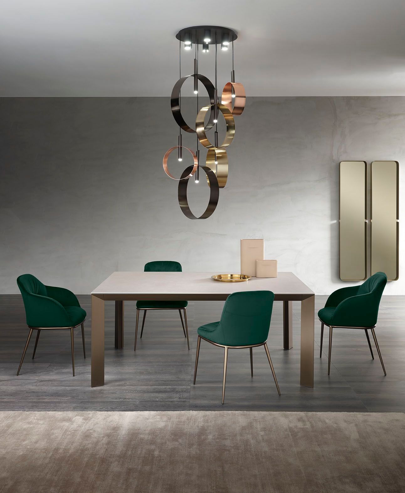 Стационарные и выдвижные столы с алюминиевой рамой и ножками RIFLESSI ARCH-00030734 - Вид №5