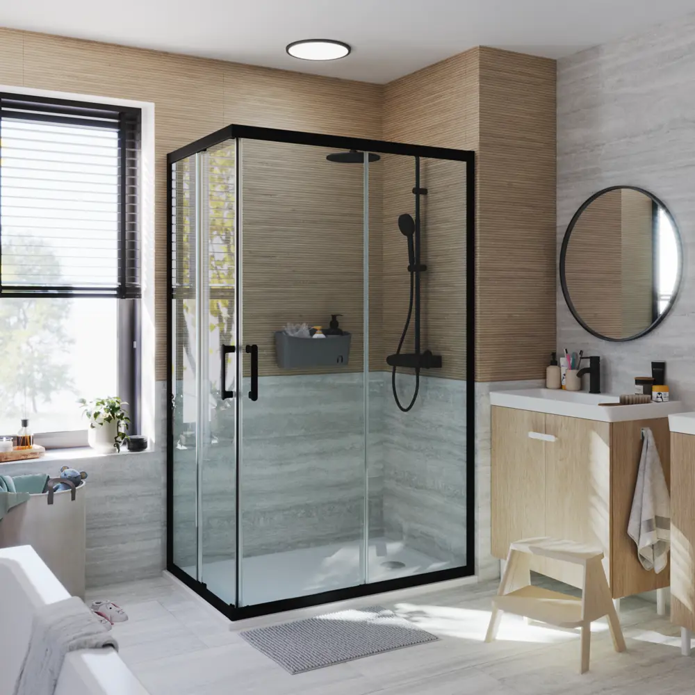 Комплект стекол для душевой ширмы Sensea Easy 80x120 см 84430283 STLM-2186714 - Вид №38