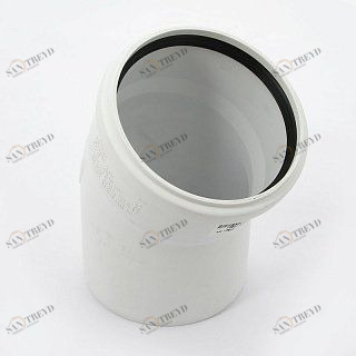 Отвод 30° RAUPIANO PLUS d110 мм REHAU 123434