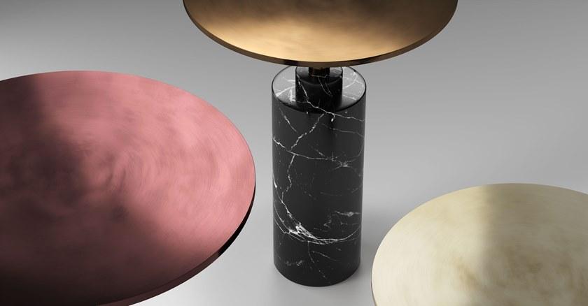 ROSSATO ARREDAMENTI Круглый высокий стол из мрамора black marquina Home sun-id-1441965 - Вид №2