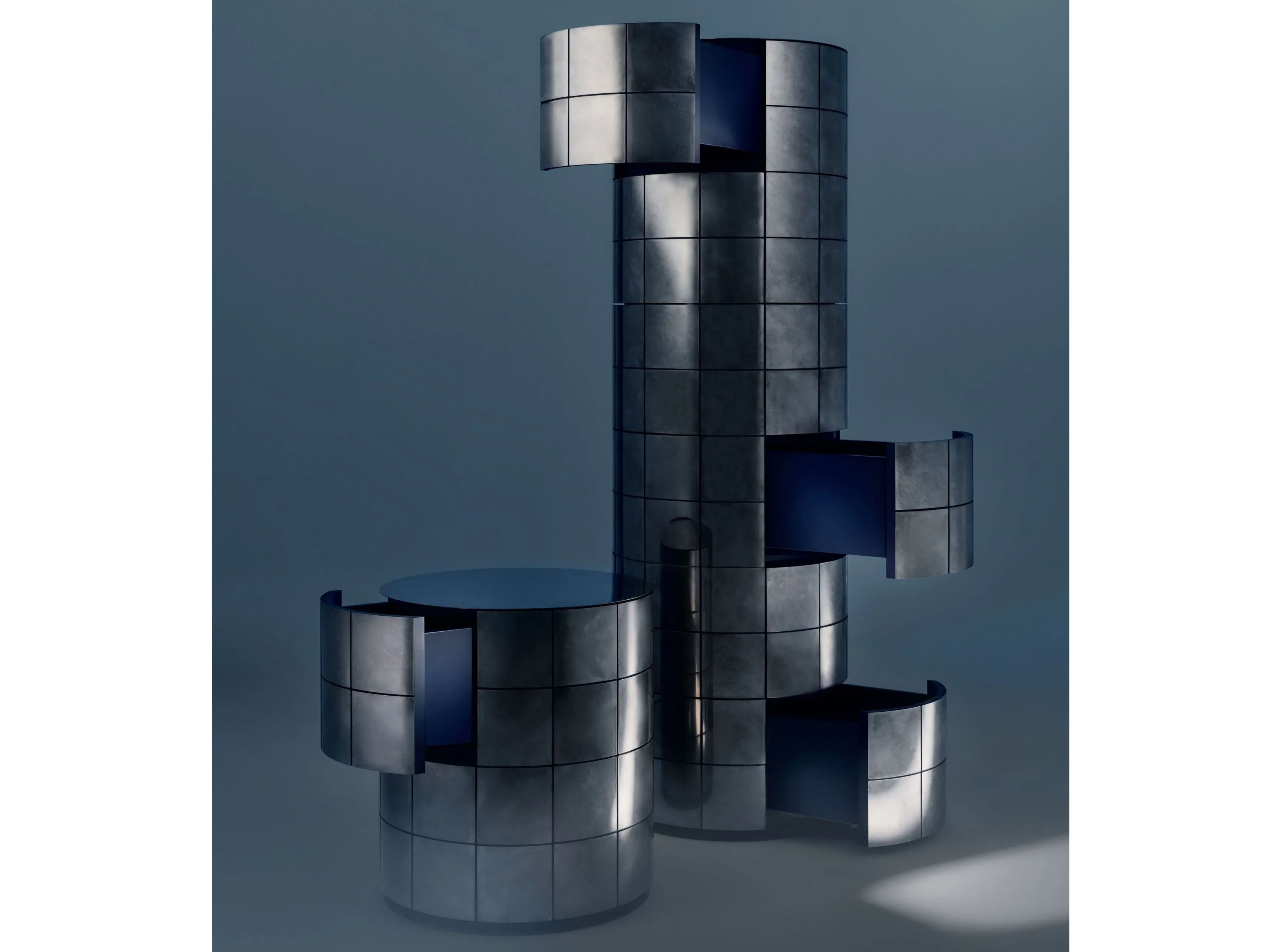 Комод из нержавеющей стали DE CASTELLI Iridium Edition ARCH-00071999