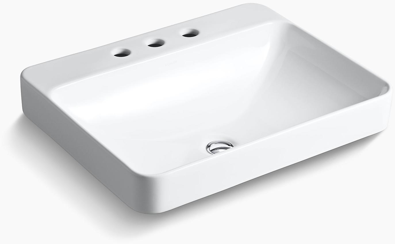 K-2660-8-0 Накладная раковина на столешницу  прямоугольная Kohler 
