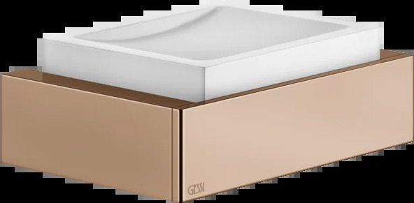 Держатель для мыла 20801 030 Gessi Inverso МЕДЬ PVD