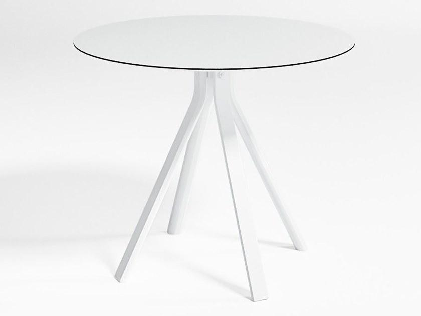 GANDIABLASCO Круглый садовый стол с подставкой 4 звезды Stack sun-id-1472839 - Вид №1