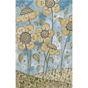 Ковер полиэстер Санлайт 191Х 60х90 см цвет мультиколор