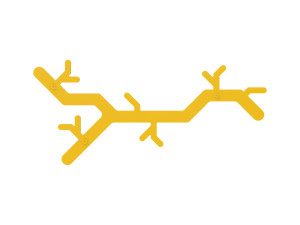 Стальная настенная вешалка с порошковым покрытием