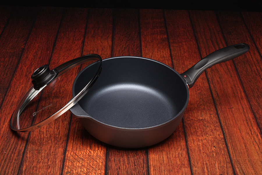 Сотейник индукционный Swiss Diamond со стеклянной крышкой, Ø24 см XD6724IC - Вид №1