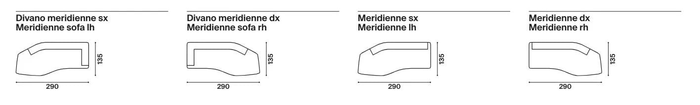 3-местный тканевый диван Twils BRIÒ ARCH-00110519 - Вид №5