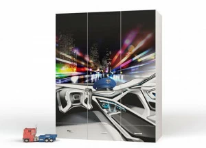 Шкаф ABC-KING 3х дверный Police City