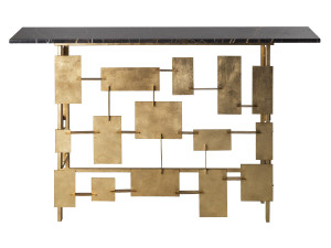 Прямоугольная мраморная консоль