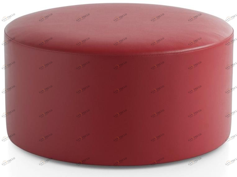 Kastel Круглый кожаный пуф sun-id-1442577