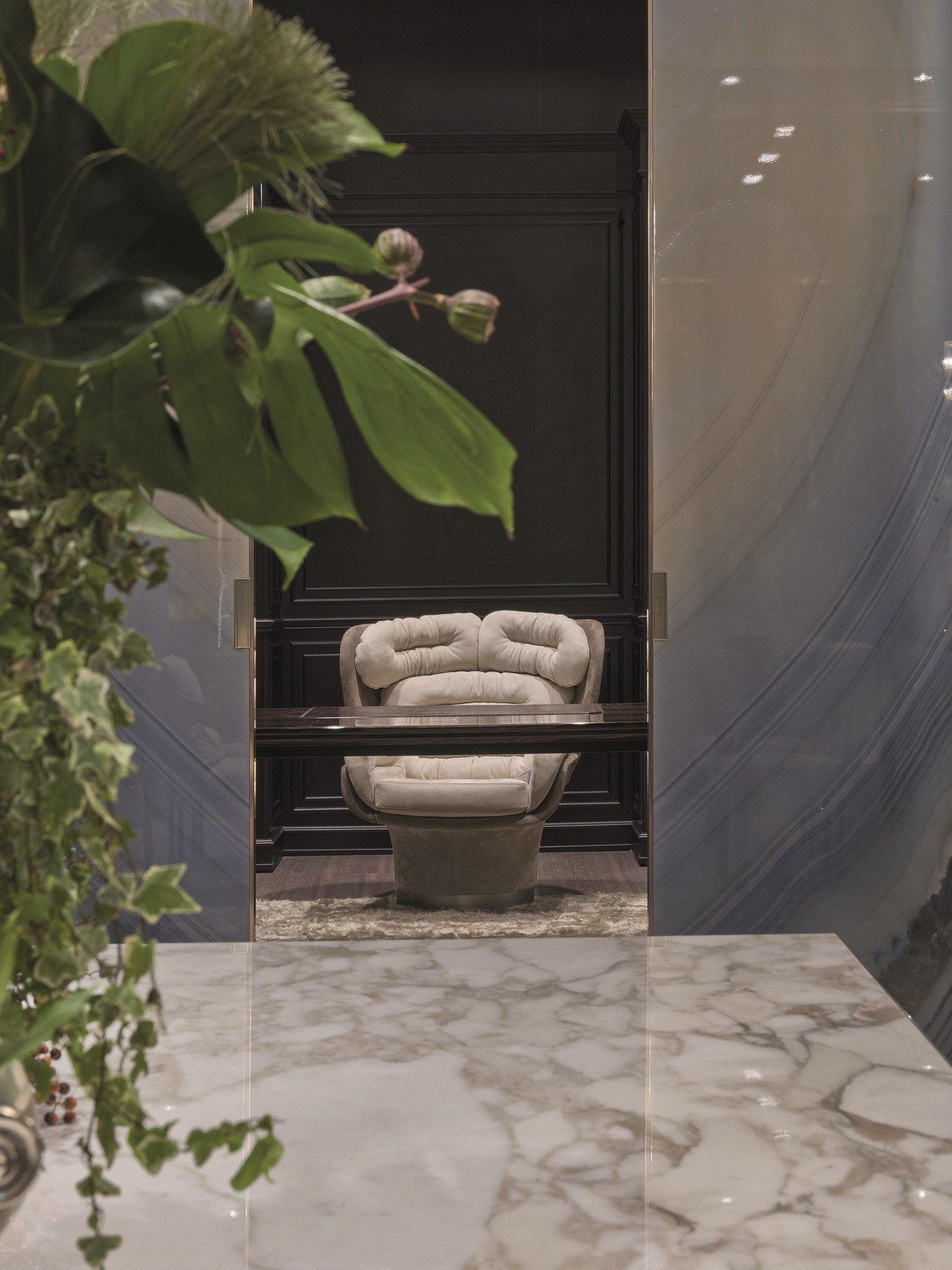 Кожаное вращающееся офисное кресло Longhi Loveluxe ARCH-00008356 - Вид №3