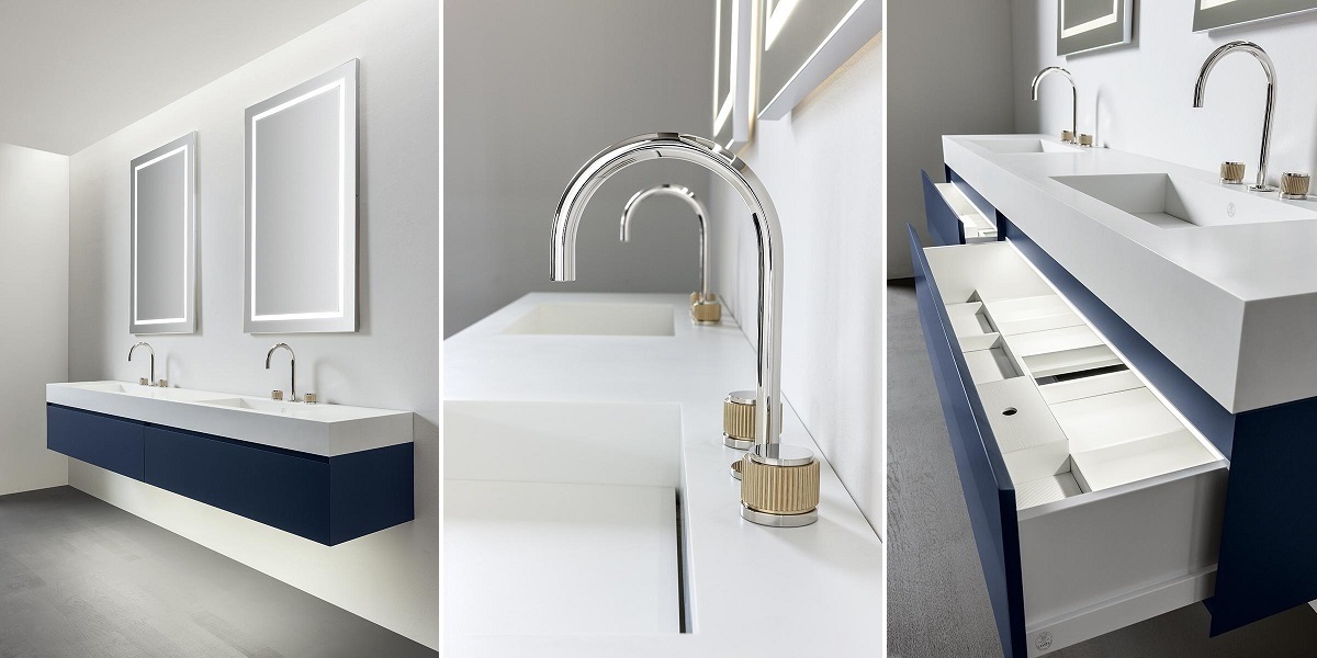 Мебель для ванной в матовой отделке Manhattan MH8 OASIS BATHROOM Master Manhattan - Вид №1