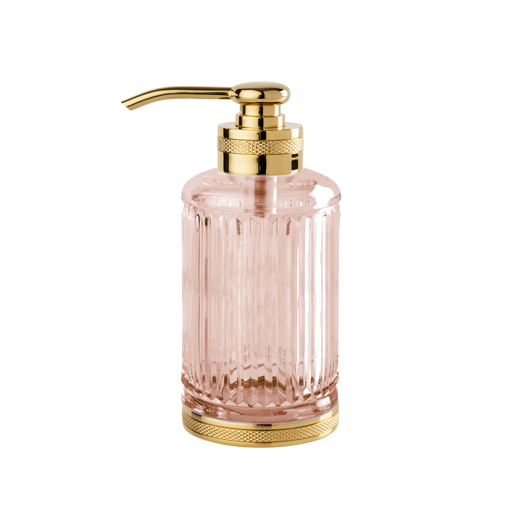 FS10C-631 FS10C-631 Дозатор мыла, большой размер РАЗМЕР КРИСТАЛЛА «ТРОСТЬ Cristal & Bronze CRISTAL TAILLE “CANNELÉ” CISELÉ  - Вид №2