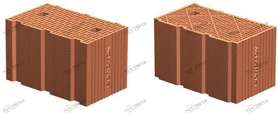 Poroton Несущий кирпичный блок sun-id-1356566