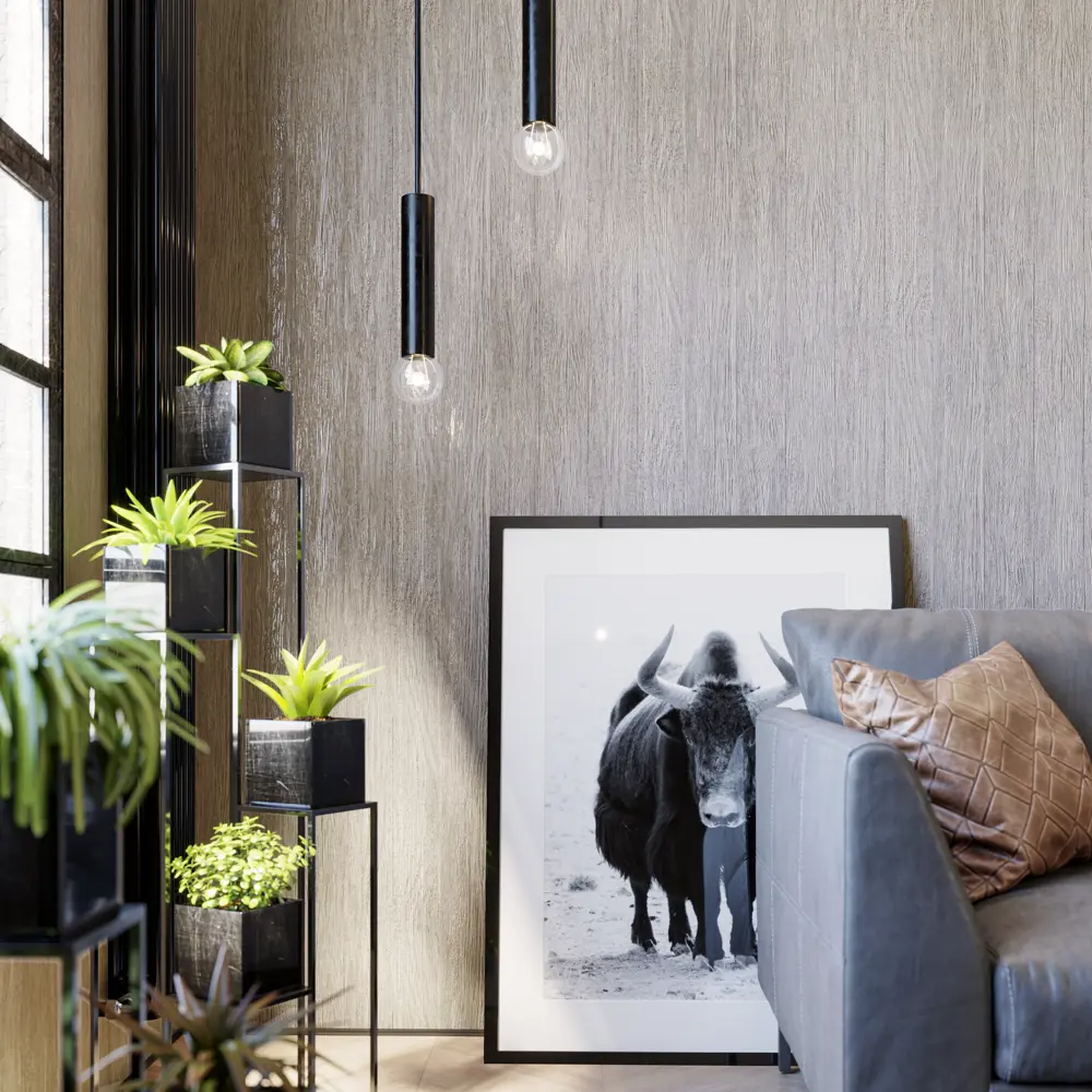 Обои флизелиновые Палитра Loft коричневые 1.06 м PL71656-84 89677206 STLM-2049734 - Вид №2