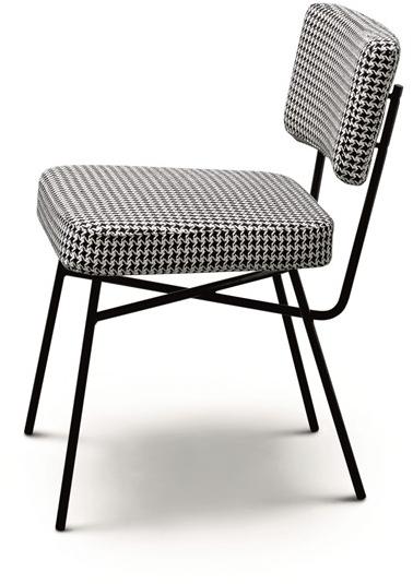 arflex Стул из мягкой ткани Elettra sun-id-1502548 - Вид №1