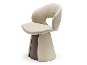 Кожаный мягкий стул