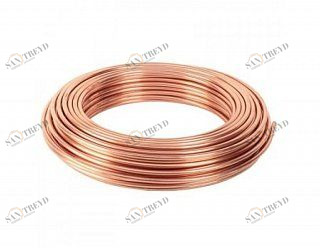 Труба медная Wieland SANCO 8 х 1,0 мм отожженная (бухта, 50 м) 434608100