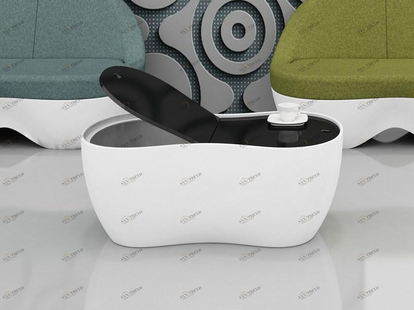 Tuna Ofis Овальный журнальный столик с вещевым ящиком Streem sun-id-1484487