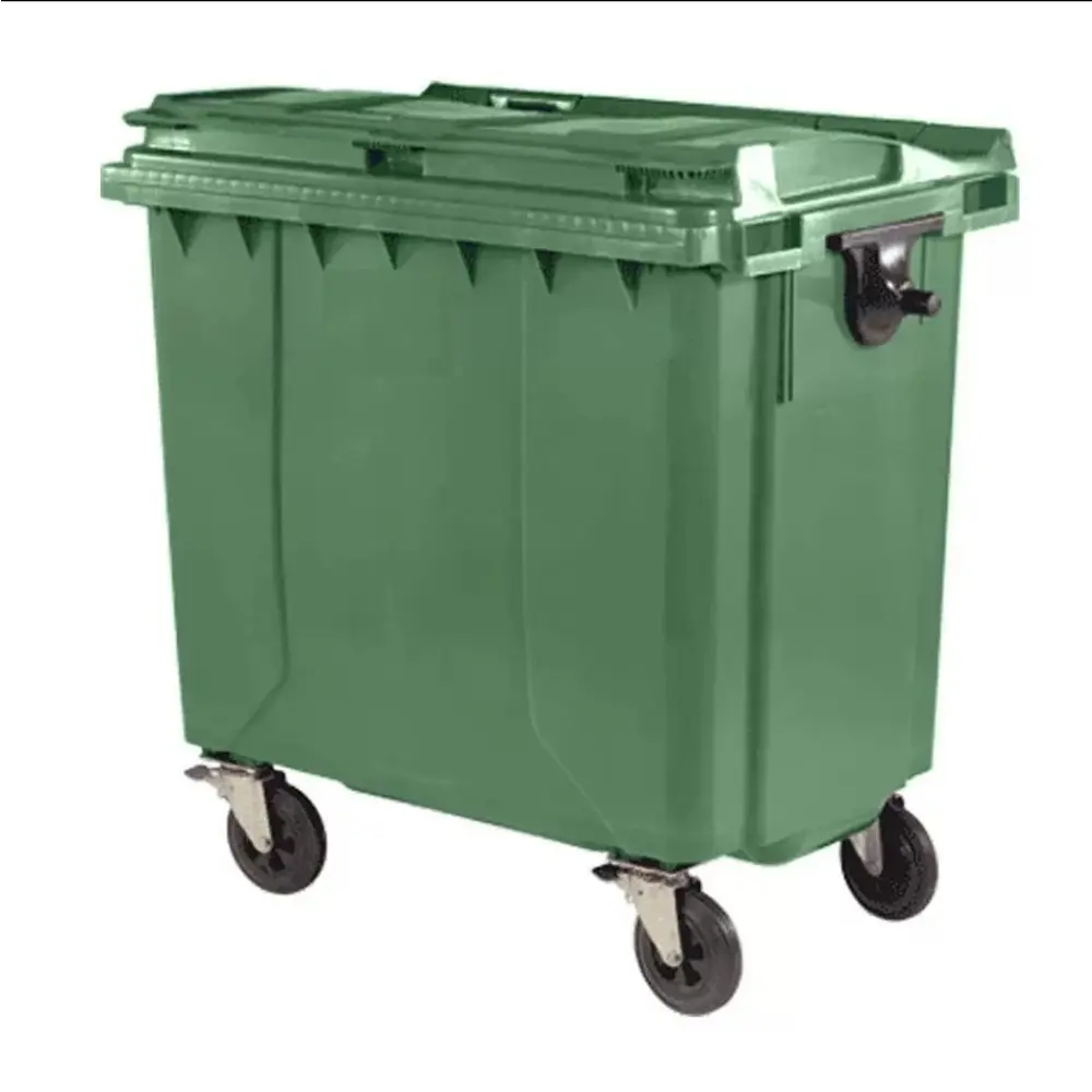 Контейнер для мусора 660 л цвет зеленый Santreyd STLM-2157112