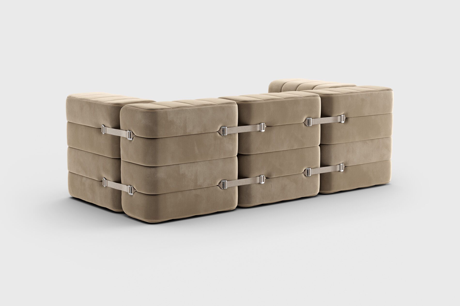 2-местный модульный тканевый диван AMBIVALENZ Curt ARCH-00014104 - Вид №3