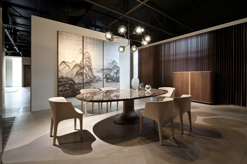 Giorgetti Овальный мраморный стол sun-id-1441618 - Вид №3