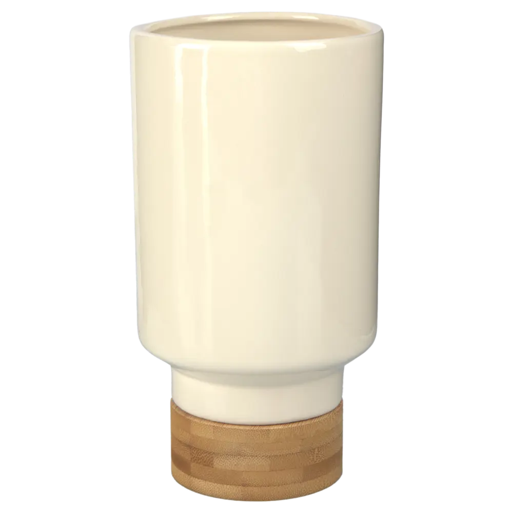 Ваза Eglo VCR-0111 керамика белая 17 см 89378002 STLM-2155432 Atmosphera 